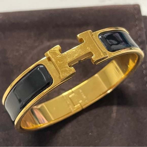 Hermes Clic H Bracelet - size PM - Picture 1 of 11